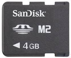 Память MemoryStick Micro M2 4GB, SanDisk (*SDMSM2-004G-E11M)