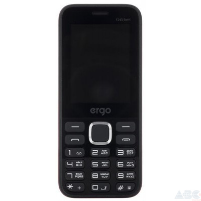 Мобильный телефон ERGO F243 Swift Dual Sim Black