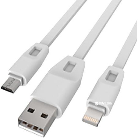 Drobak USB 2.0 - micro USB/Lightning 2 А 1 м (219092)