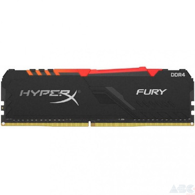 Память HyperX 8 GB DDR4 3200 MHz Fury RGB (HX432C16FB3A/8)
