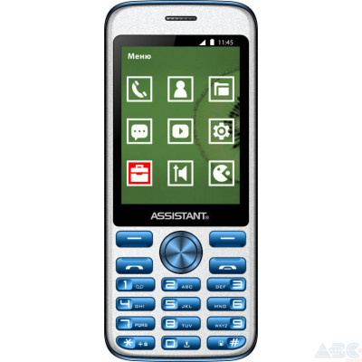 Мобильный телефон Assistant AS-204 Dual Sim Blue