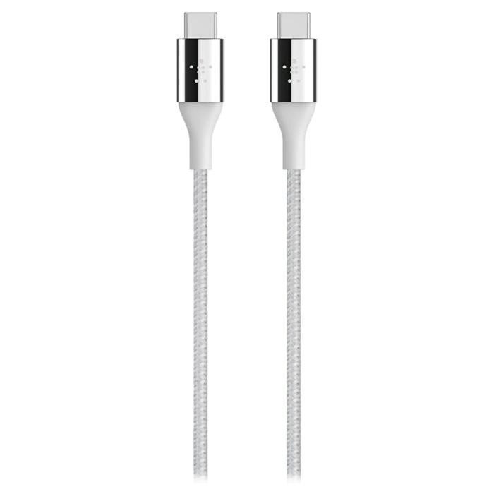 Кабель USB Type-C Belkin MIXIT DuraTek USB-C to USB-C 1.2 m silver (F2CU050bt04-SLV)