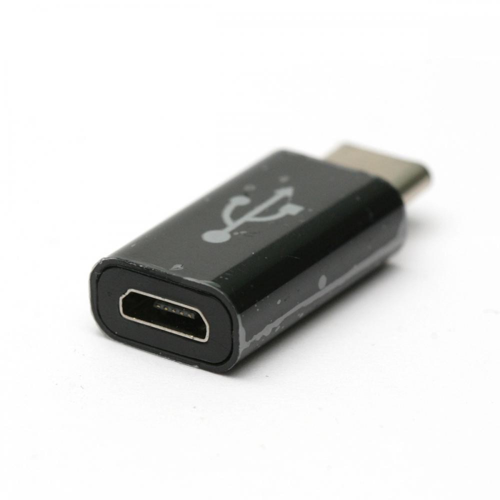 Адаптер USB тип С PowerPlant Переходник micro USB - USB Type-C (KD00AS1260)