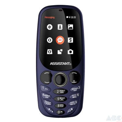 Мобильный телефон Assistant AS-201 Dual Sim Blue