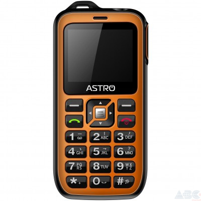 Мобильный телефон (бабушкофон) Astro B200RX (Orange)
