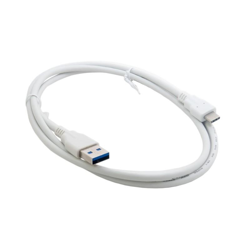 Кабель USB ExtraDigital USB Type C to USB 3.0 AM, 1.0m White (KBU1673)