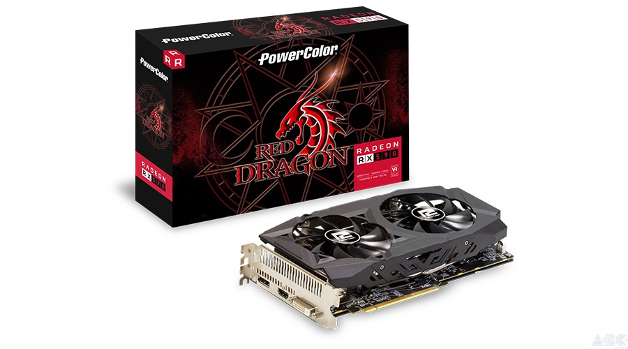 Видеокарта PowerColor Radeon RX 590 8GB Red Dragon (AXRX 590 8GBD5-DHD)