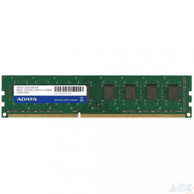 Память ADATA 4 GB DDR3 1333 MHz (AD3U1333W4G9-S)