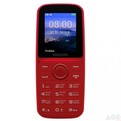 Мобильный телефон Philips E109 Xenium Red