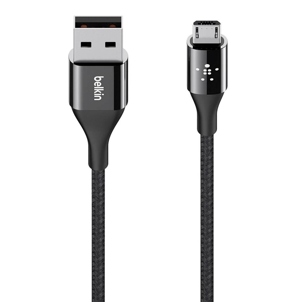 Кабель Micro USB Belkin PREMIUM KEVLAR CABLE, MICRO-USB,BLACK (F2CU051bt04-BLK)