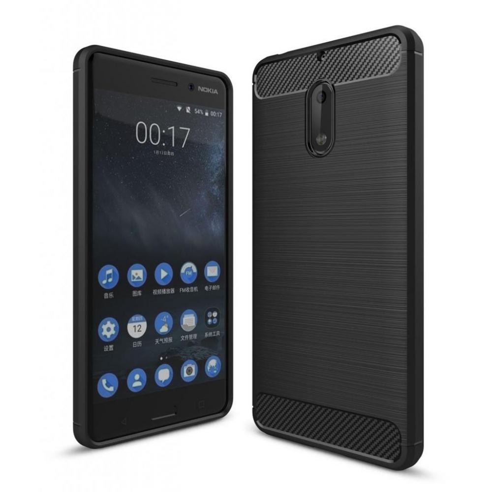 Чехол для смартфона Laudtec Nokia 5 Carbon Fiber Black (LT-N5B)