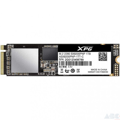 SSD накопитель ADATA XPG SX8200 Pro 1 TB (ASX8200PNP-1TT-C)