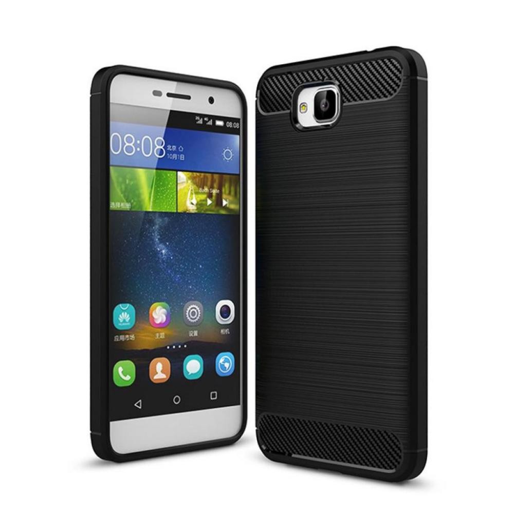Чехол для смартфона Laudtec Huawei Y6 Pro Carbon Fiber Black (LT-HY6PROB)