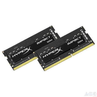 Память Kingston 16 GB (2x8GB) SO-DIMM DDR4 2400 MHz HyperX Impact (HX424S14IB2K2/16)