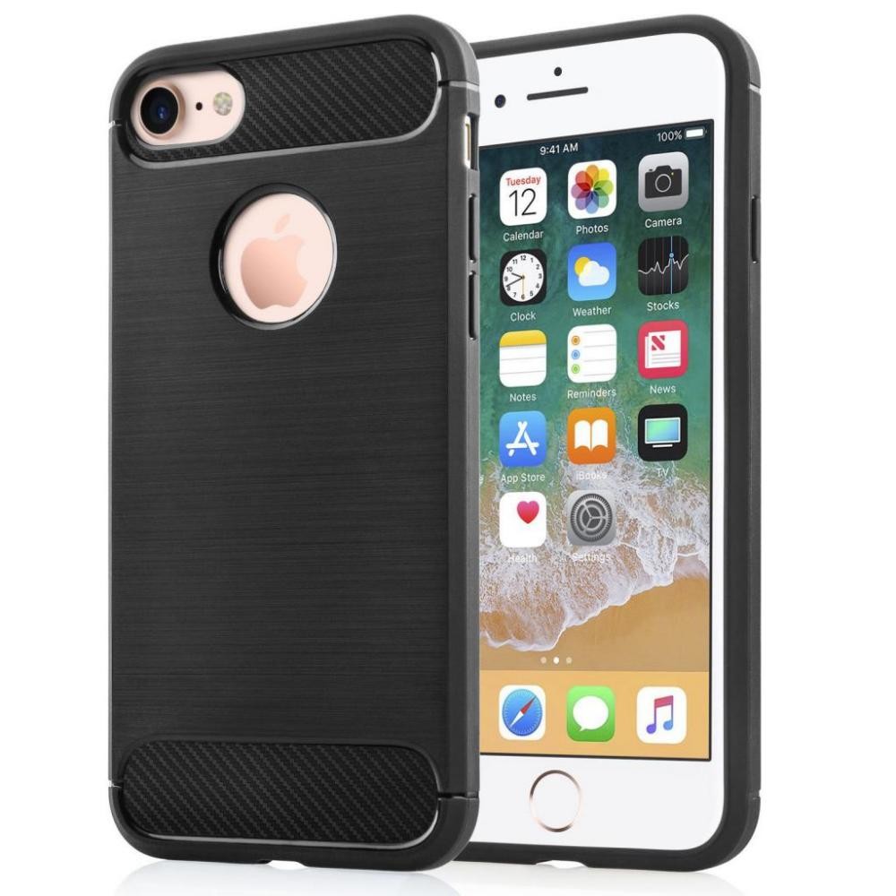 Чехол для смартфона Laudtec Apple iPhone 8 Carbon Fiber Black (LT-AI8B)