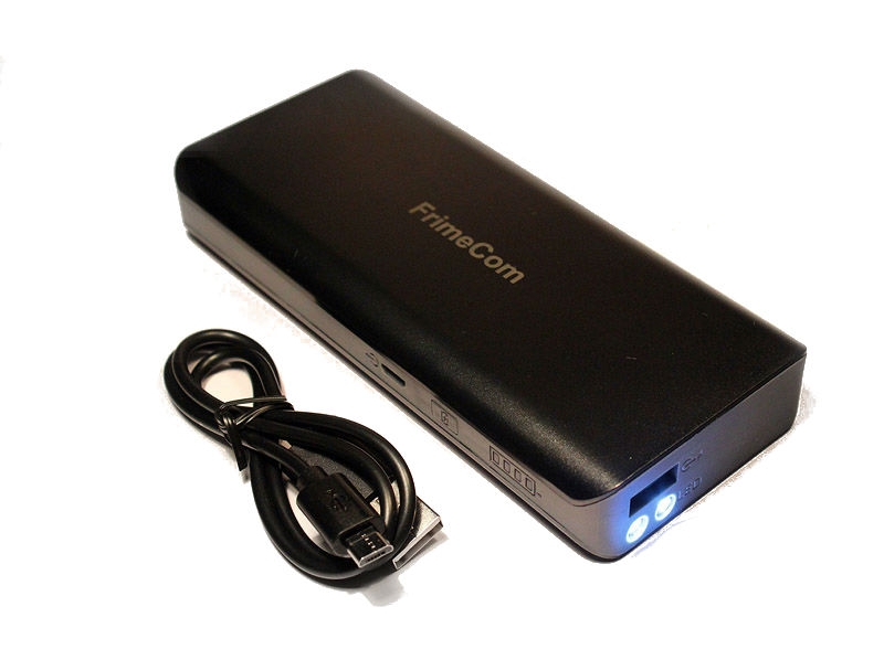 УМБ FrimeCom 6S-BK ( REAL 10000mAh) 2 USB LED фонарик