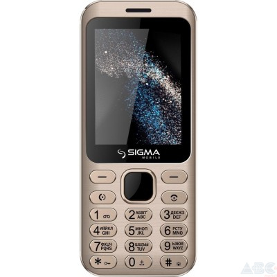 Мобильный телефон Sigma mobile X-style 33 Steel Gold