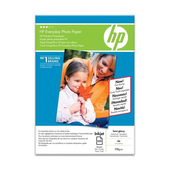 Фотобумага глянцевая HP 10x15cm Everyday Photo Paper, Semi-glossy, (25л/упак.) (*CG820HF) 170g/m2