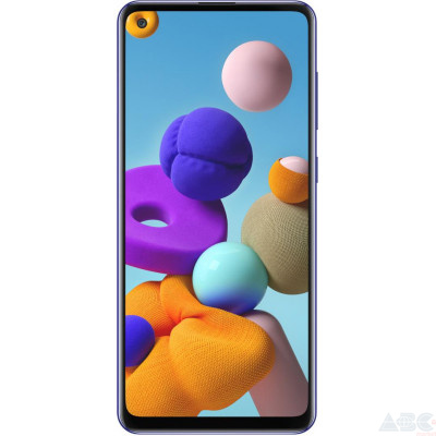 Смартфон Samsung Galaxy A21s 3/32GB Blue (SM-A217FZBN)