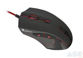 Мышь Natec Genesis GX75 Black, Optical Gaming Mouse, USB, 7200 dpi (*NMG-0706)