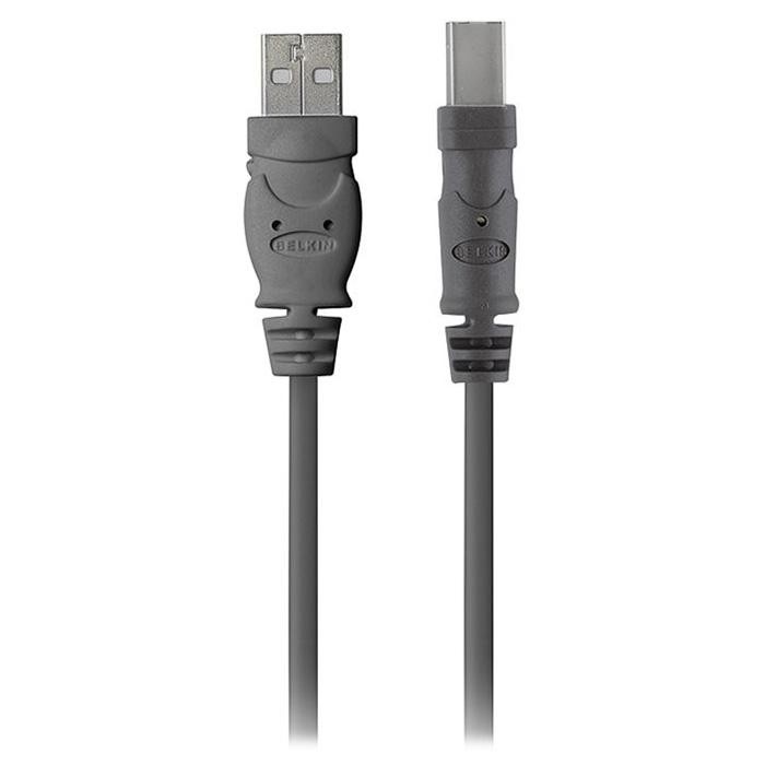 Кабель USB Belkin Кабель USB 2.0 AM/BM 4.8 м Black (F3U154bt4.8M)